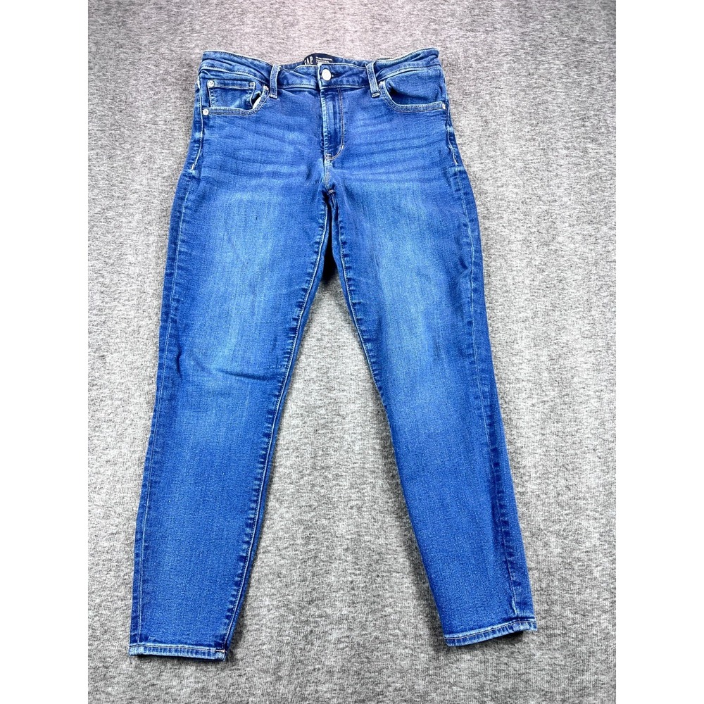 Gap‎ Universal Legging Jeans Women 14/32 Blue Mid Rise Skinny Stretch Denim